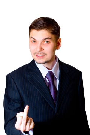 Emotional businessmanの写真素材