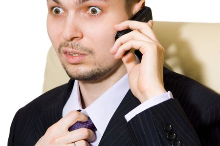 Emotional businessmanの写真素材