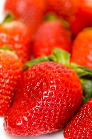 Strawberry, shallow depth of fieldの写真素材