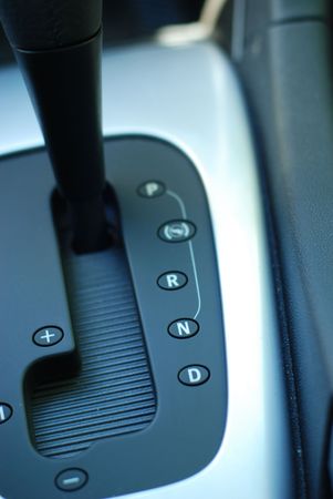 Gearshift close up