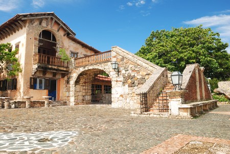 Colonial town reconstructed in Dominican Republic