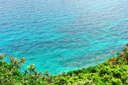 Beautiful wild beach at remote island, Philippinesの写真素材