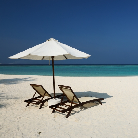 Beautiful beach at Maldives, South Male Atollの写真素材