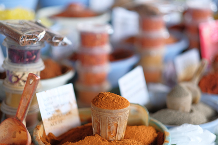 Spices at armenian marketの写真素材