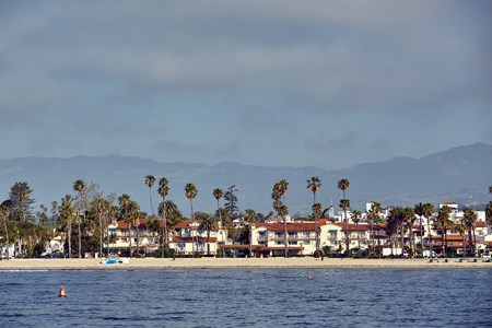 Santa Barbara coast in California, USAの写真素材