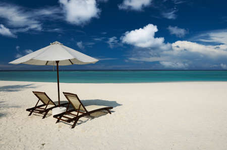 Beautiful beach at Maldives, South Male Atollの写真素材