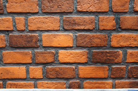 Brown brick  wall background of building