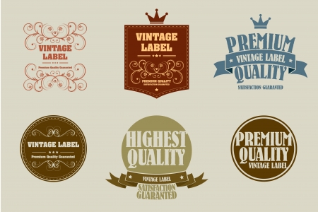 old style vintage stickerのイラスト素材