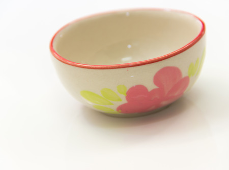 Beautiful old crockery in Thailand.の写真素材