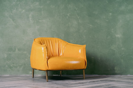 Image of beautiful chair on backgroundの写真素材