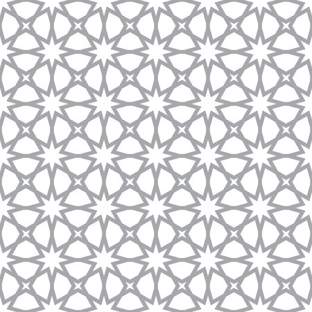 simple seamless islamic pattern design, islamic star pattern template vectorのイラスト素材