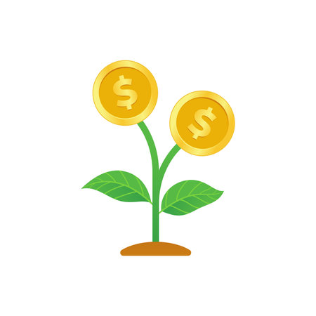 dollar tree illustrationのイラスト素材