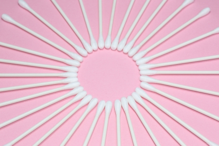 cotton swabの写真素材