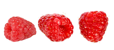 Raspberry in a white 