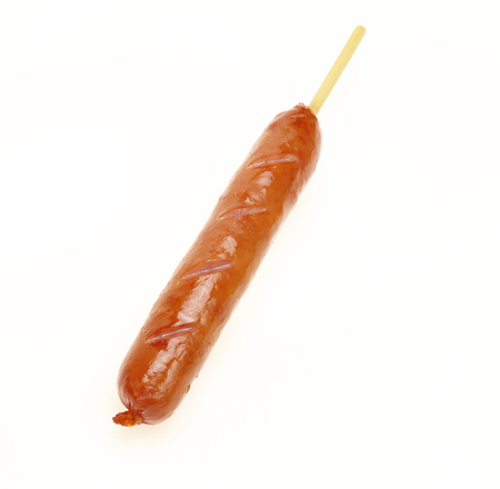 Sausage with skewerの写真素材