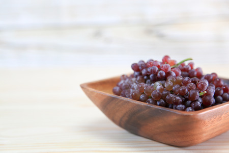 Grapes in a bowlの写真素材