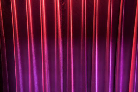 red drop curtain fills in a whole screenの写真素材