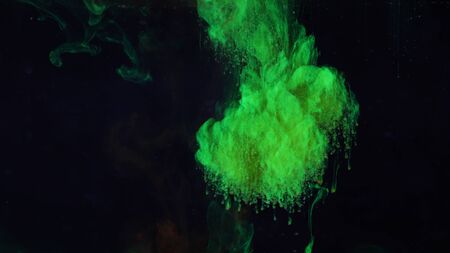 Pictured the dye in dissolving.
