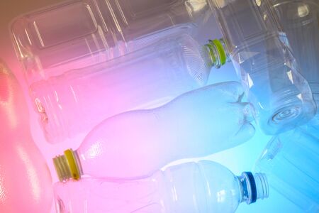 a few empty plastic bottles