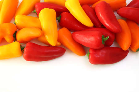 sweet pepper in a white background