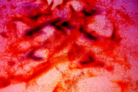 color image of liquid in dissolvingの写真素材