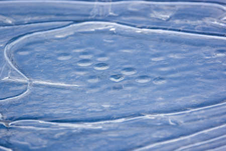 frozen puddle make the pattern.の写真素材