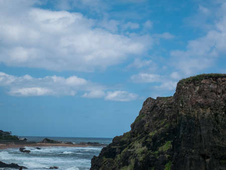 Japanese coast scenery at Tango Peninsula in Kyoto.の写真素材