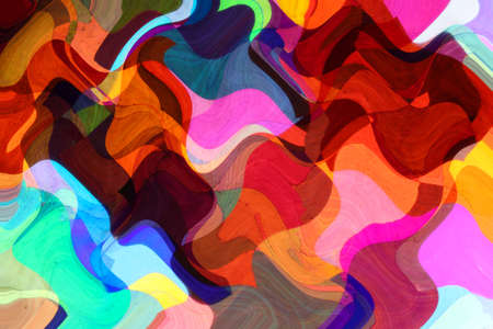 Stained glass style colorful pattern fills in a whole screen.の写真素材