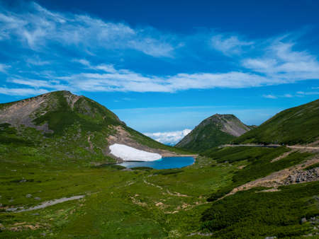 Scenery of Mt.Norikuradake in summer,Japan.の写真素材