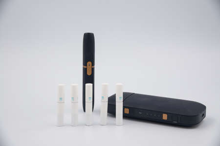 New technology of electronic cigarettes system. Electronic cigarettes, technology cigarette, electronic cigarette. Tobacco system.の写真素材