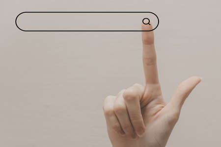 Searching Browsing Internet Data Information Networking Concept,Business woman clicking internet...