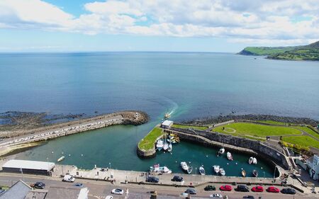 Carnlough Village & Harbour Glencloy Co Antrim Northern Ireland