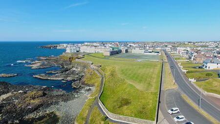 Portstewart Town Atlantic ocean north Coast Co. Antrim Northern Ireland