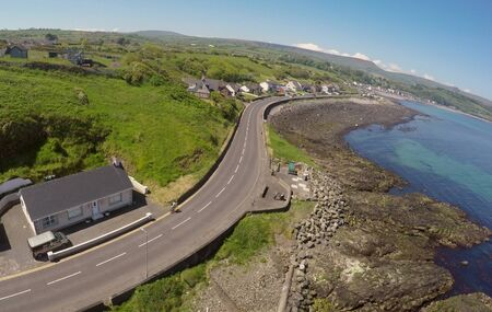 House on the Shoreline in Ireland