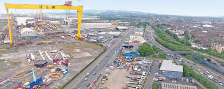 Belfast City Co Antrim Northern Irelandのeditorial素材