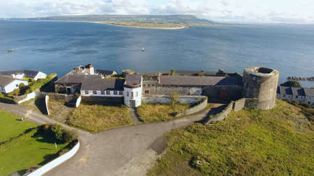 Greencastle Fort Battery Brae County Donegalのeditorial素材