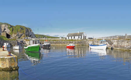 Ballintoy Harbour Co. Antrim Northern Irelandのeditorial素材