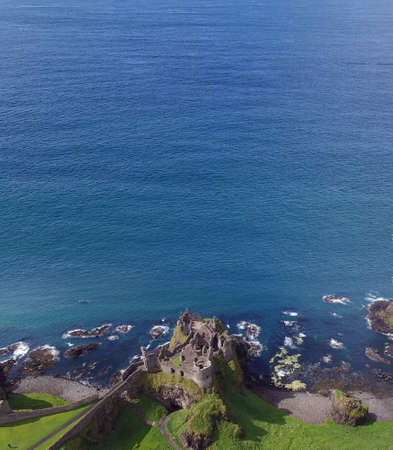Dunluce Castle Co Antrim Northern Irelandのeditorial素材
