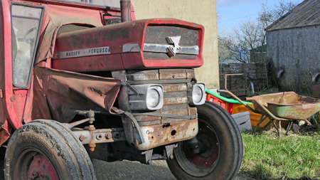 Massey Ferguson 135 Tractor on a Farm in Ireland 13th March 2020