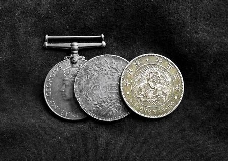 Japanese Coin (WW2)の写真素材