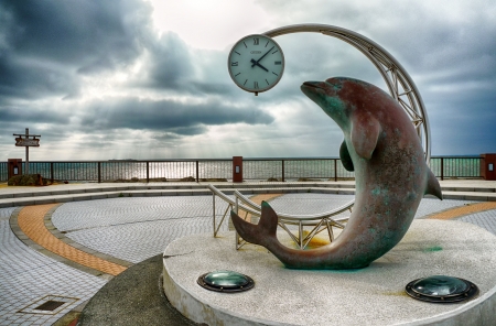 Late Afternoon Scene Esandomari Fishing Harbourのeditorial素材