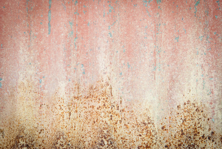 rusty red metal is abstract