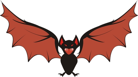 halloween batのイラスト素材