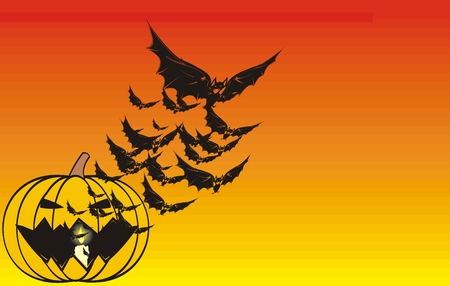 halloween backgroundのイラスト素材