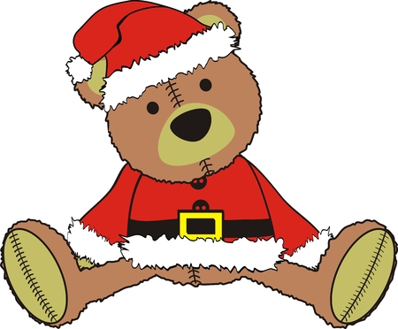 teddy clausのイラスト素材