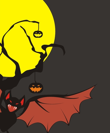 halloween backgroun in vector format のイラスト素材