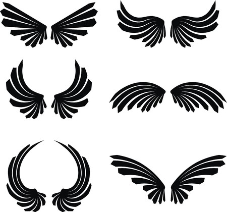 wings set pack のイラスト素材