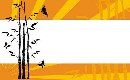 bamboo backgroundのイラスト素材