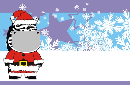 zebra cartoon background in vector formatのイラスト素材