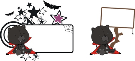 panther  dracula cartoon のイラスト素材